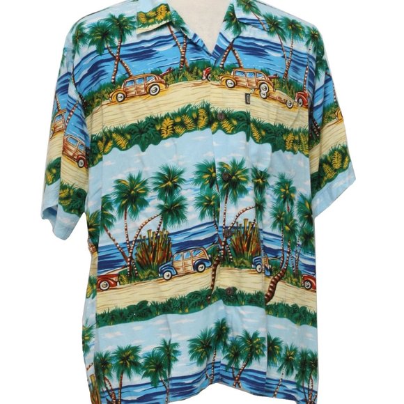 Vintage Other - Vintage 90's Pineapple Connection Men's Hawaiaan Button Down Shirt Size Small